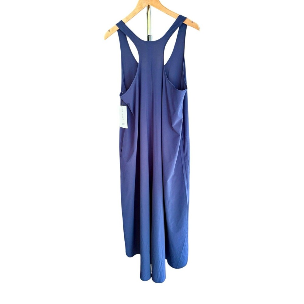 Athleta Presidio Traveler Maxi Dress Women’s Large Navy Blue Sleeveless NWT - Picture 6 of 6